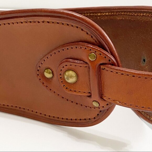 J CREW brown genuine leather belt. Size Small. - Picture 5 of 12